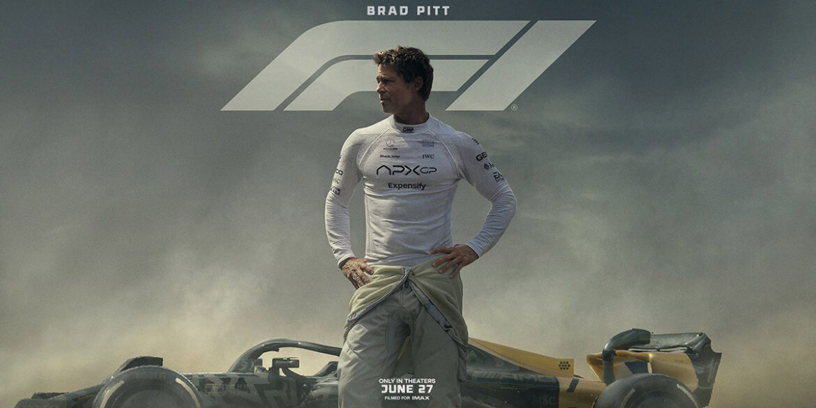 Bratt Pitt auf dem Key Art Motiv des Films F!