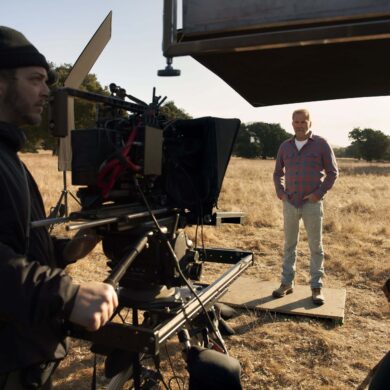 Kevin Costner bei den Dreharbeiten zu „Kevin Costner’s The West“