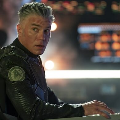 Anson Mount as Pike in Star Trek: Strange New Worlds,