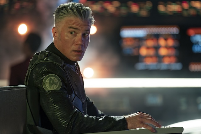Anson Mount as Pike in Star Trek: Strange New Worlds,