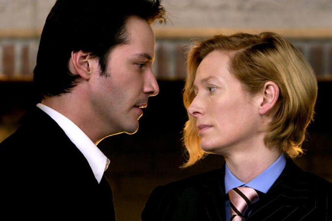 Keanu Reeves und Tilda Swinton im Horror-Kulfilm Constantine