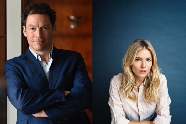Dominic West und Sienna Miller