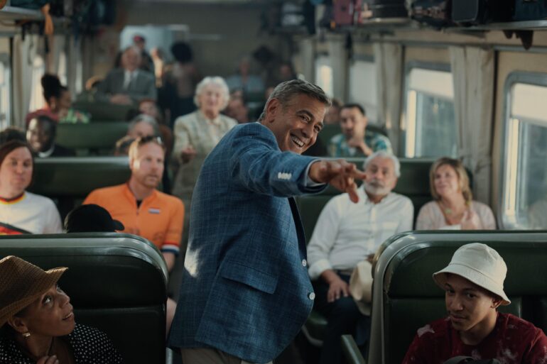 Filmszene JAY KELLY mit George Clooney