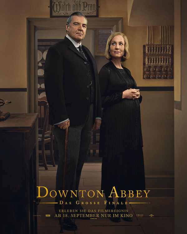 Downton Abbey Bates (Brendan Coyle) und Anna (Joanne Froggatt) Charakterposter