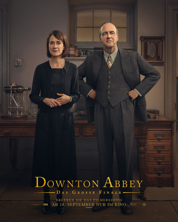 Downton Abbey Molesley (Kevin Doyle) und Baxter (Raquel Cassidy